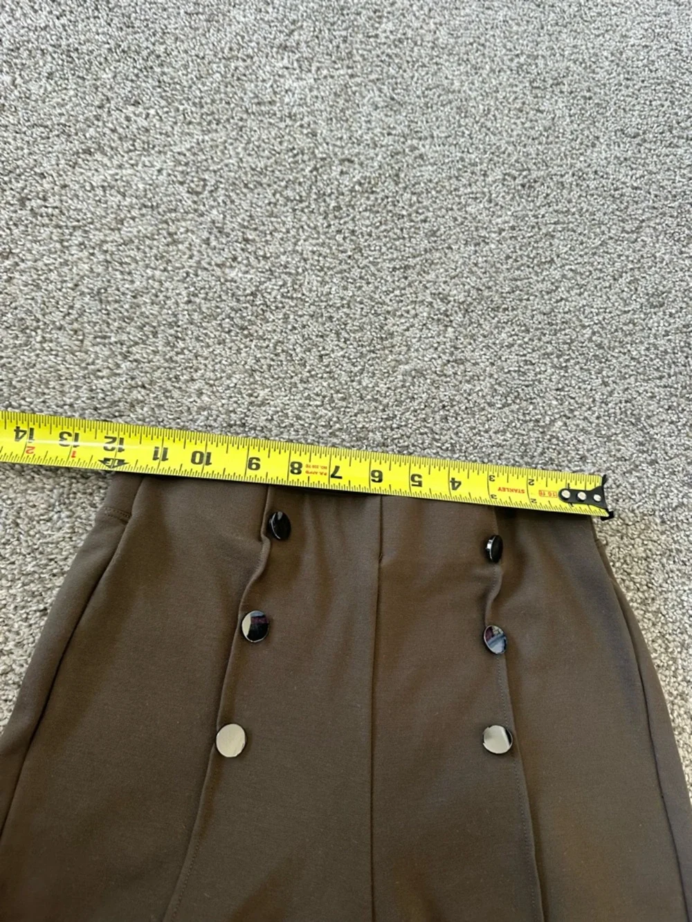 Halara High Waisted Pocket Wide Leg Work Pants Beech Green Size XS - Picture 9 of 11